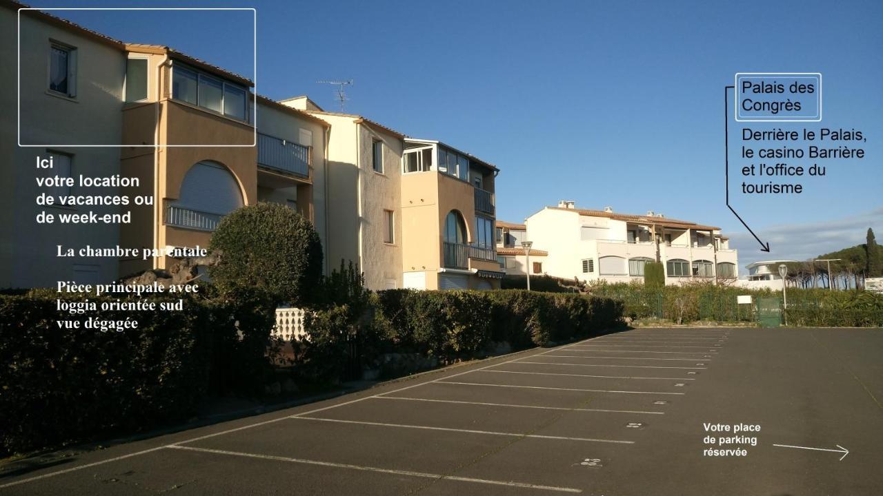 Ferienwohnung Lara 3 - T2 Loggia Piscine 2 Lits Doubles Parking Pres Du Centre-Port Et Ile Loisirs Agde Exterior foto
