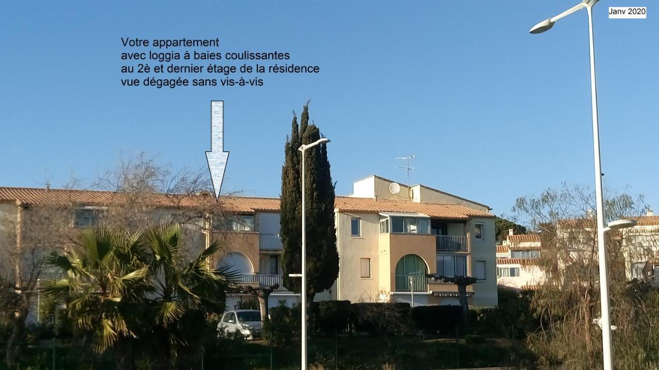 Ferienwohnung Lara 3 - T2 Loggia Piscine 2 Lits Doubles Parking Pres Du Centre-Port Et Ile Loisirs Agde Exterior foto