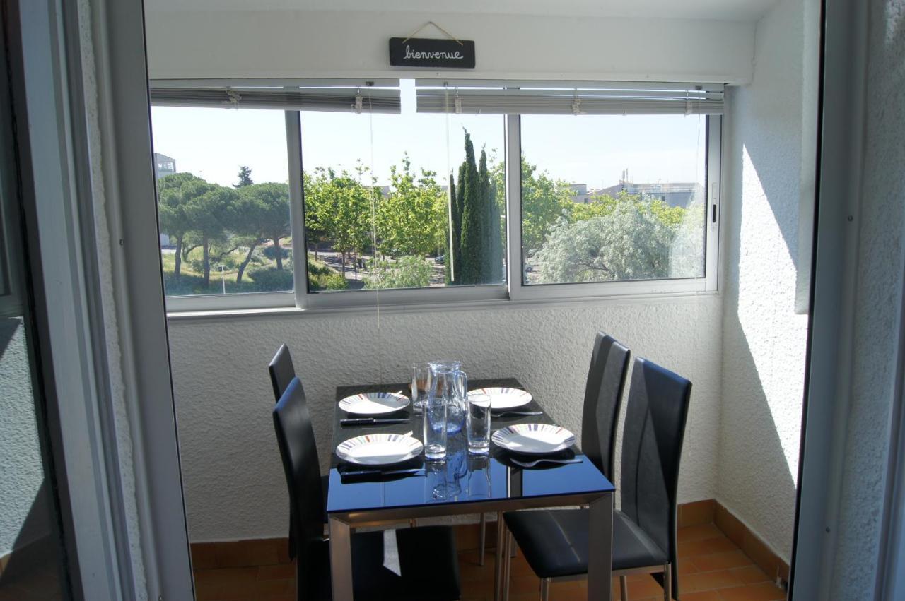 Ferienwohnung Lara 3 - T2 Loggia Piscine 2 Lits Doubles Parking Pres Du Centre-Port Et Ile Loisirs Agde Exterior foto