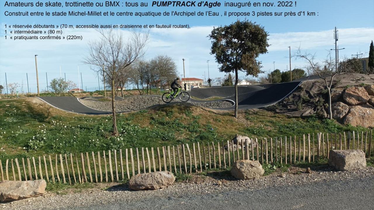 Ferienwohnung Lara 3 - T2 Loggia Piscine 2 Lits Doubles Parking Pres Du Centre-Port Et Ile Loisirs Agde Exterior foto